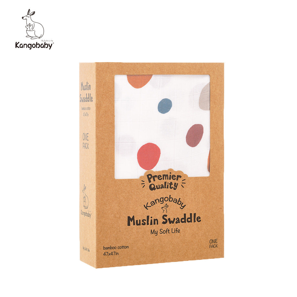 Foreign Trade Spot Bamboo Cotton Spring And Summer New Born Wrap High Density Gauze Muslin Swaddle