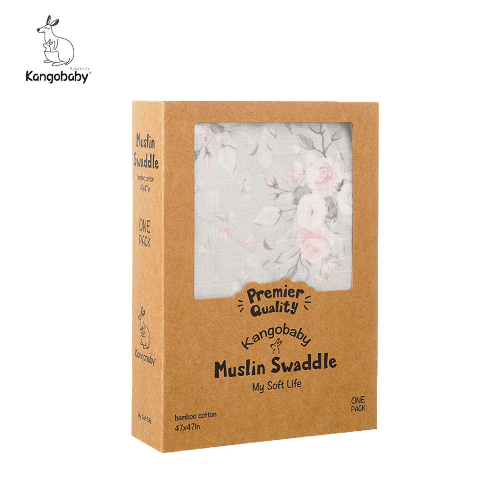 Foreign Trade Spot Bamboo Cotton Spring And Summer New Born Wrap High Density Gauze Muslin Swaddle