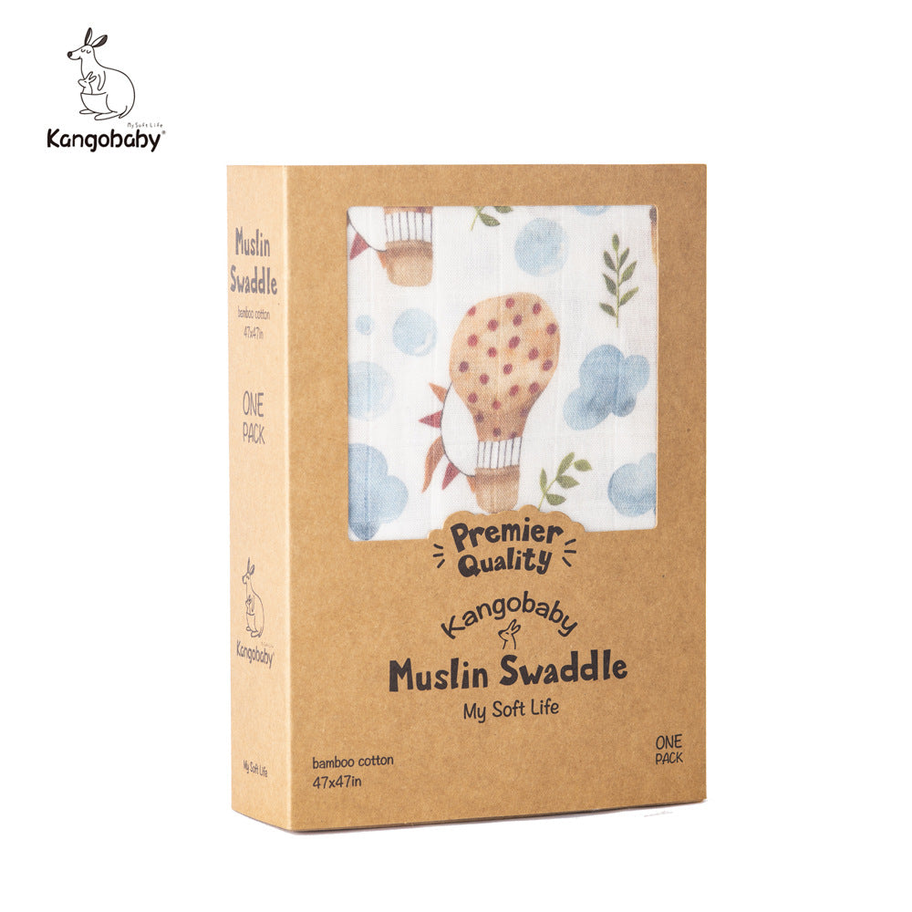 Foreign Trade Spot Bamboo Cotton Spring And Summer New Born Wrap High Density Gauze Muslin Swaddle