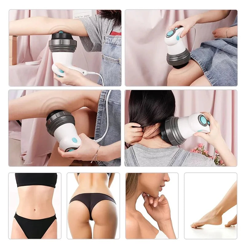 Portable Electric Body Massager for Fat Slimming & Pain Relief