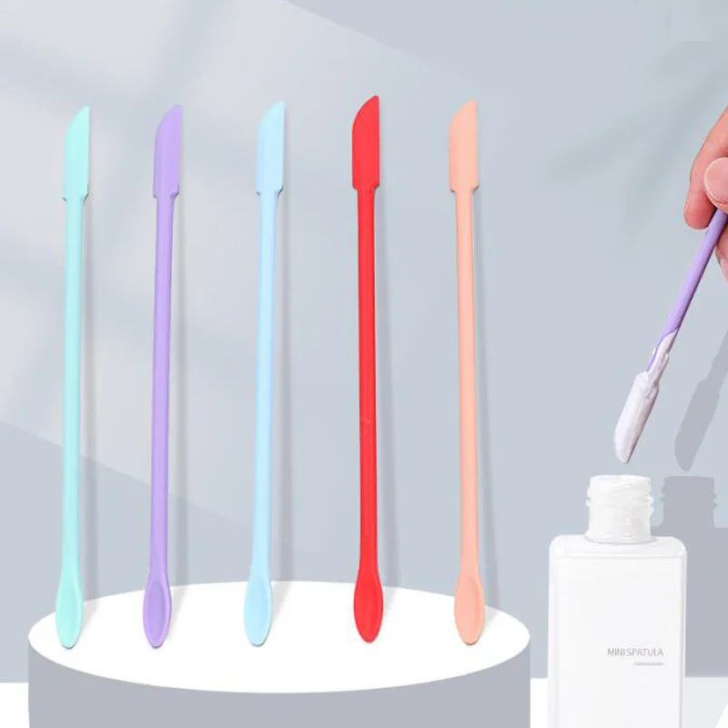 Multipurpose Silicone Beauty Spatulas – Foundation & Cosmetic Scraper Tools